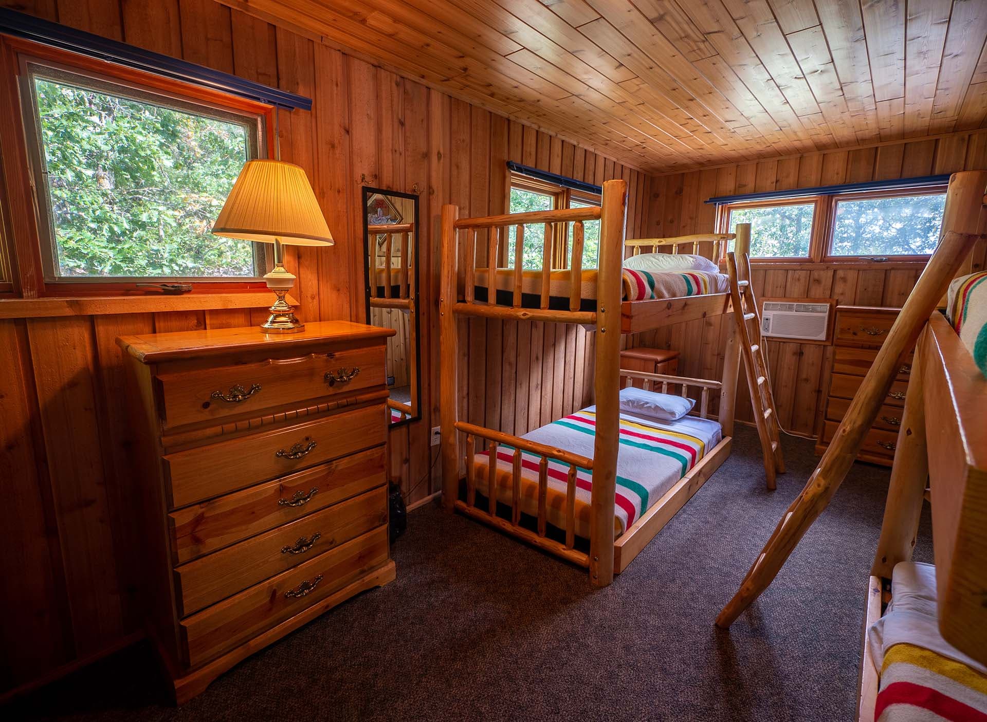 French Portage Totem Resort 2 beds bedroom